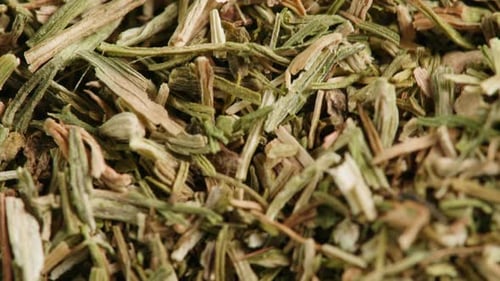 Dried Green Dill Closeup Macro Green Spice Additive for Food Healthy Greens