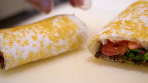 Tapioca Sandwich with lean steak club
