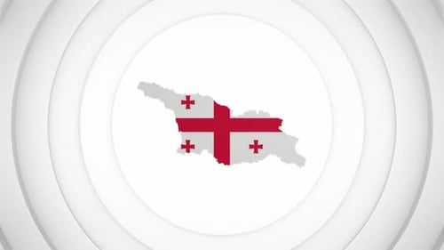 3D Disk with Georgia Map Intro