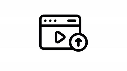 upload line icon animation