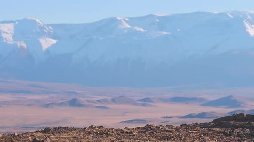 Hiking Traveler Tourist Hiker Man Camping Traveling Mountain Landscape Sunset Nature Enjoying