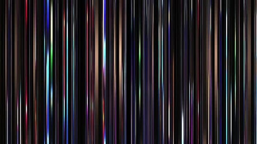 Abstract Multi Color Rainbow Lines Background Loop / Technocolor 4K