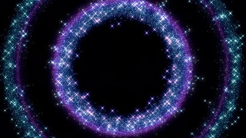 Onda de audio brillante que brilla