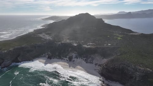 Cape Point Lighthouse At Cape Town In Western Cape South Africa.