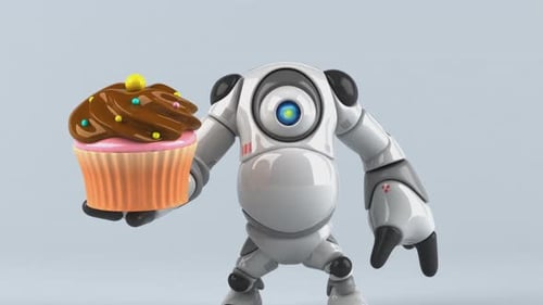 Großer Roboter - 3D-Animation