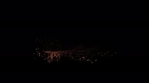 Golden Glitter Particle Reveal Opener