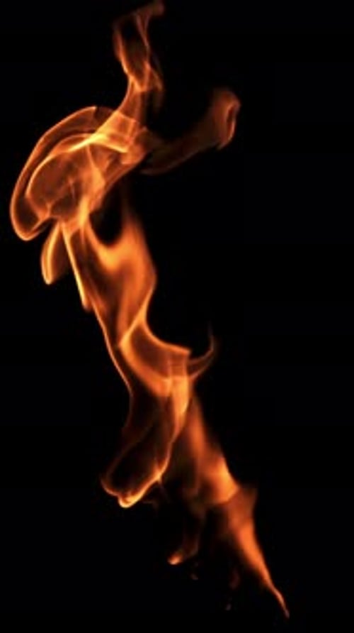 The Flames of the Fire Burn, filmé avec brio, au ralenti, 1000 images par seconde