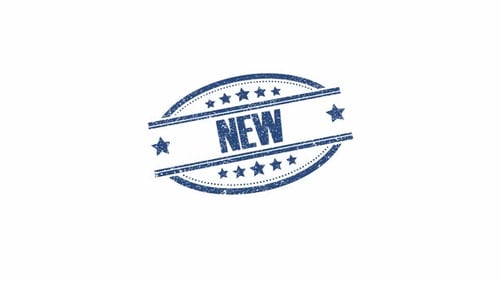 New Product Rubber Stamp Animation