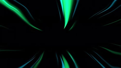 Animation liquide de rayons lumineux abstraits