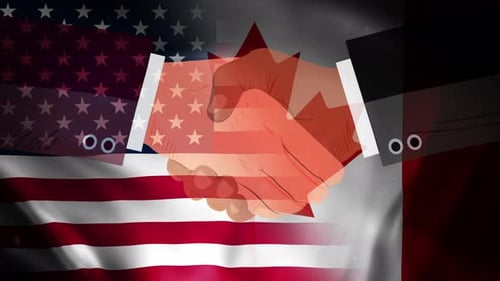 United States and Canada political agreements 4K
