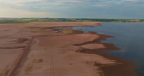 Lake Drying Up Due to Drought and Climate Catastrophe