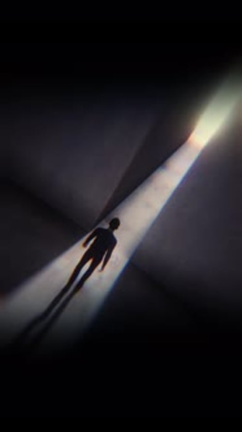 Marcher dans une lumière vive