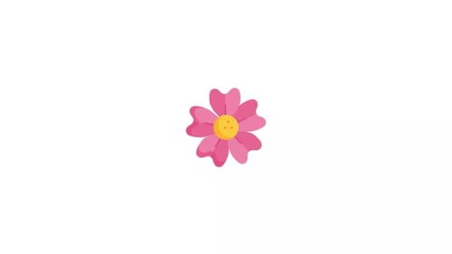 Flower Doodle Icon Animation