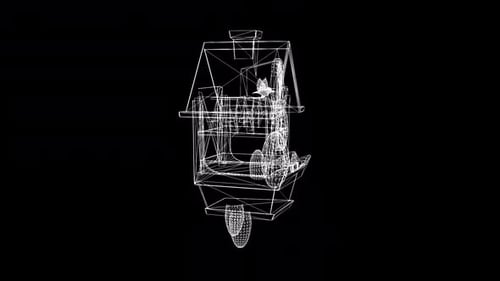 Kuckucksuhr Wireframe