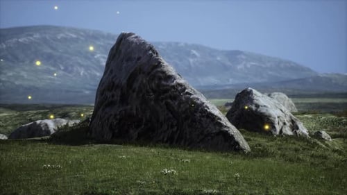 Green Mountain Valley During Sunrise