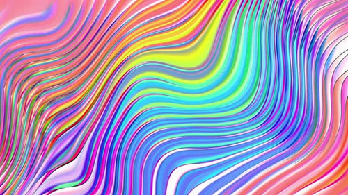 Animierter Farbverlauf Welle nahtlose Linienbewegung Hintergrund
