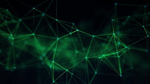 Abstract Digital Technology Network Background Animation