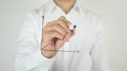 Hand Drawing an Increasing Line Graph