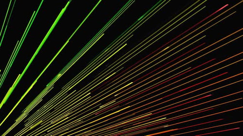 VJ Loop Dynamic Pulsating Colored Lines Cinematic Endless Background