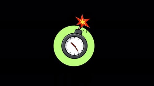 Time Bomb Animation Video - Transparent
