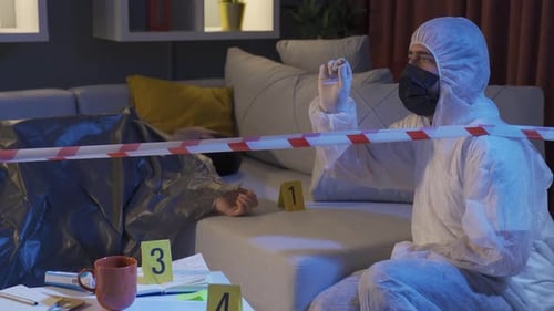 Crime Scene Investigation at Night