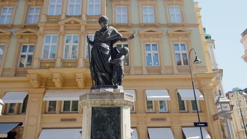 Beautiful Urban Architecture and Historical Monuments in Vienna Austria