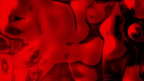 Abstract Red and Black Fluid Morphing Seamless Loop Background