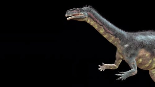 Un dinosaure Plateosaure qui semble inactif