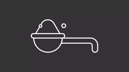 Animated Flat Design Citrus Juicer Icon