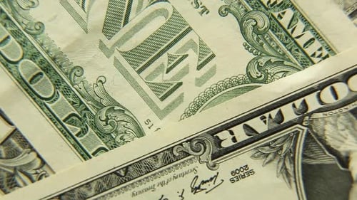 US-Dollar-Papierrechnungen rotieren