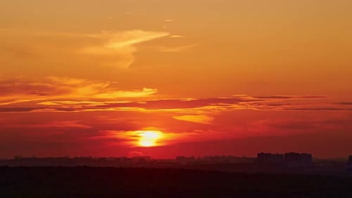 City Landscape During the Beautiful Sunrise