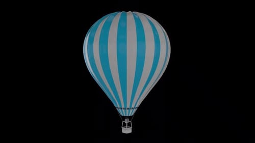 Blue Hot Air Balloon Alpha Loop