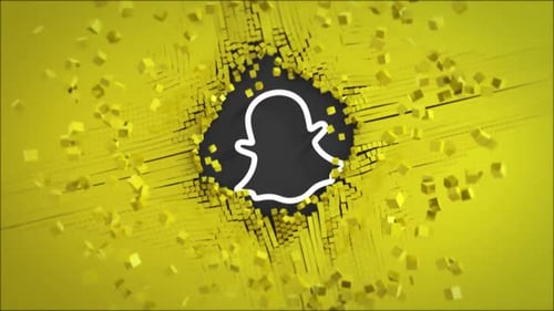 Shattering Pixel Cubes Logo Reveal Animation