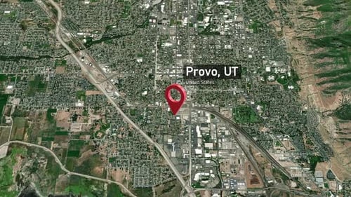 Provo City Zoom (UT, United States) from Space to Earth