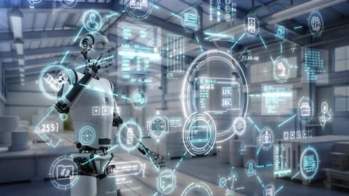 Animation About Artificial Intelligence and Business Management