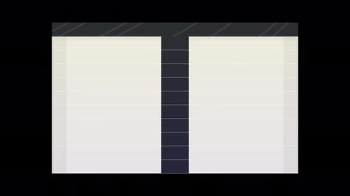 Flat Design Split Corporate Logo Reveal