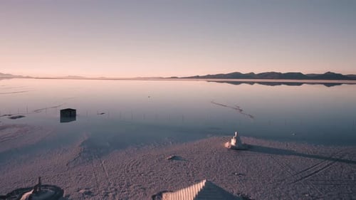 Puesta de sol en Salar de Uyuni (viaje en pareja) - Bolivia