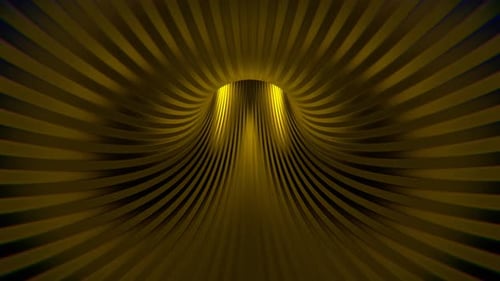 Gelbe und blaue schnelle Bewegung auf gestreiftem Lichtportalhintergrund Vj Loop I 4K