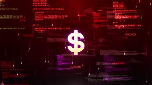 Vidéo holographique de style satellite Dollar Hud