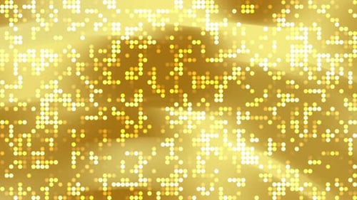 Celebratory Golden Glittering Dots Motion Background Loop