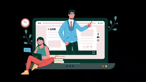 Online Education Alpha Channel