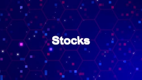 Abstract Geometric Hexagon Background Animation