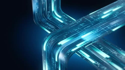 Abstract Digital Data Stream Background