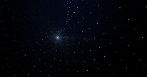 Blue Fractal Drops