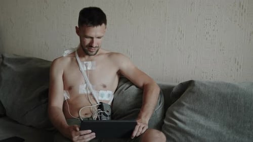 Young Adult Telehealth Monitoring at Home