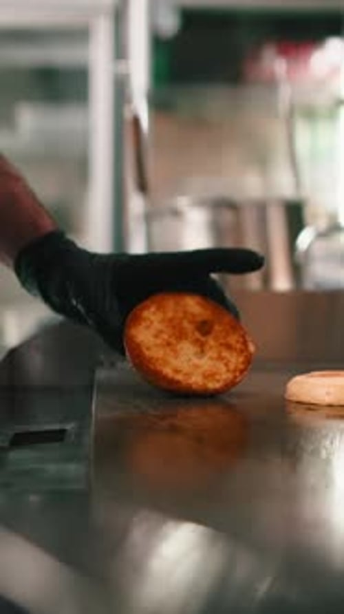 Toasting Burger Buns on a Flat Top Grill