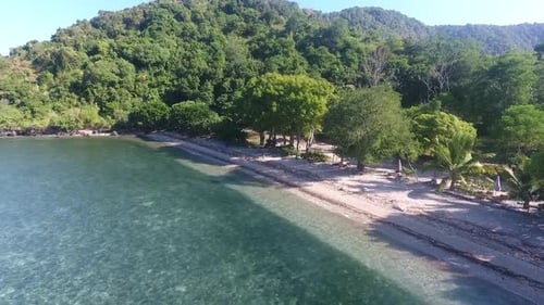 Aerial view of beautiful beach