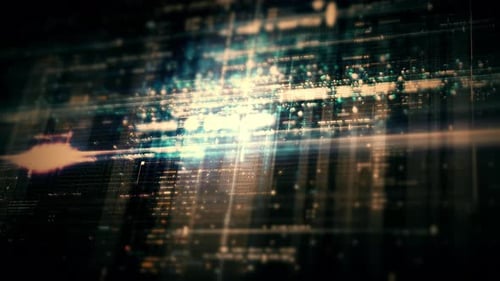 Immersive Datenmatrix-Anzeige, dynamische Informationsnetzsimulation 09