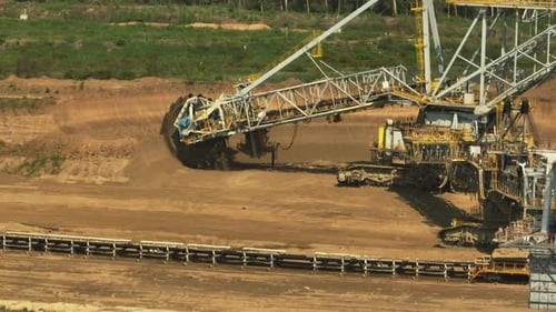 Schaufelradbagger Bergbau für Kohle