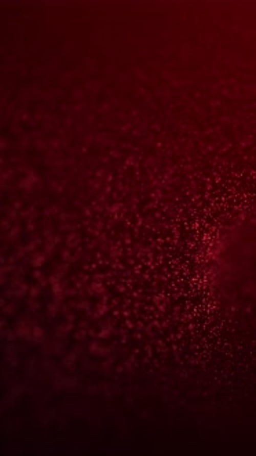 Dynamic Red Bokeh Particles Vertical Abstract Loop